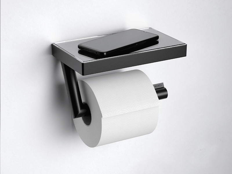 Keuco WC-Papierhalter Black